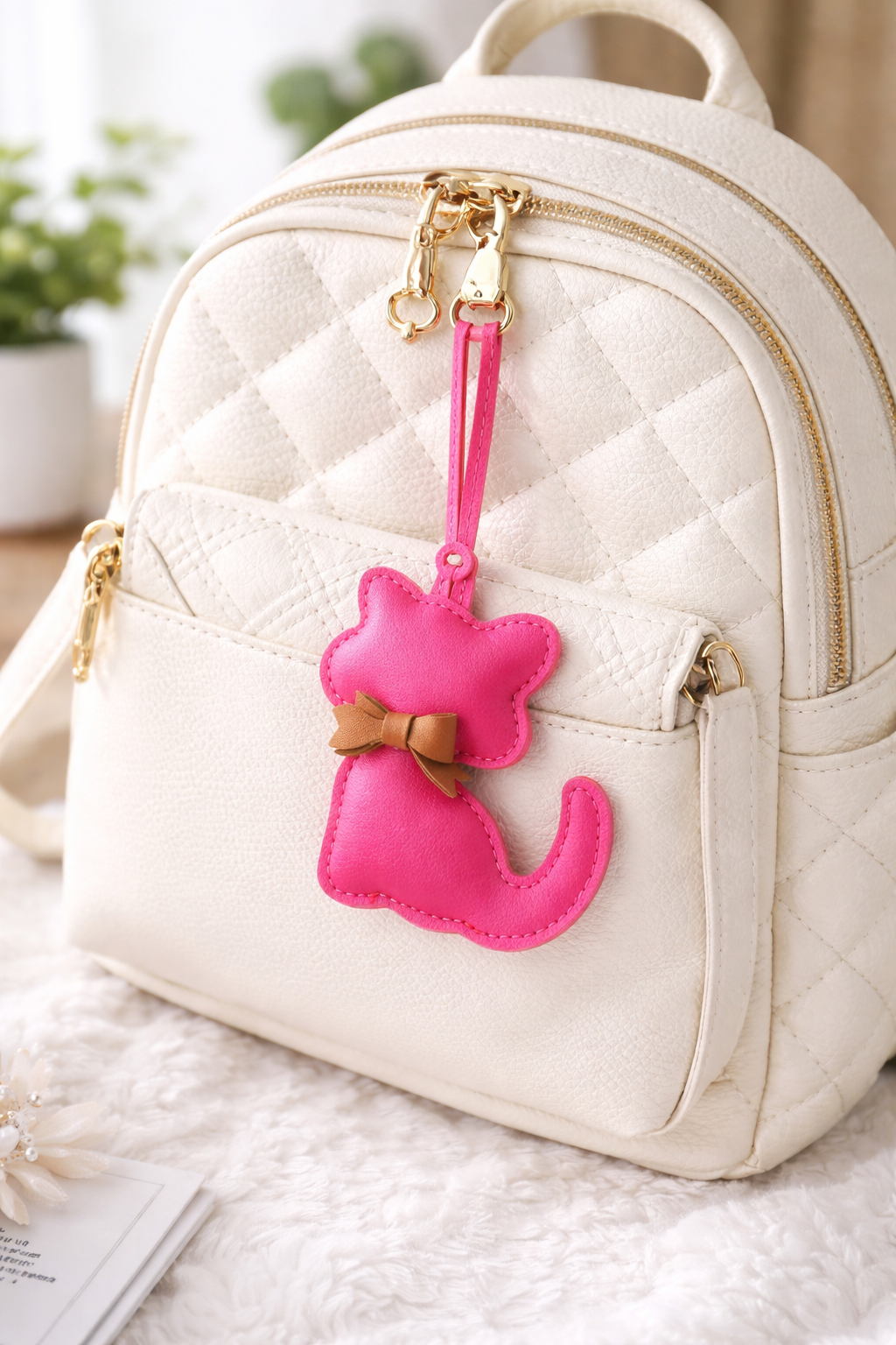 تعليقة شنطة بتصميم قط