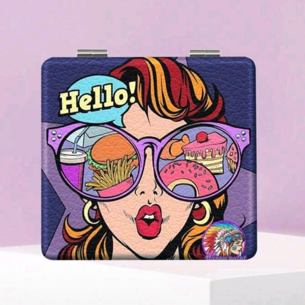 مراية وجه بفن pop Art